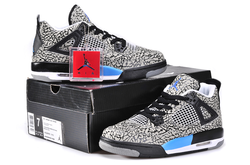 Air Jordan 4 Women Shoes Gray Online